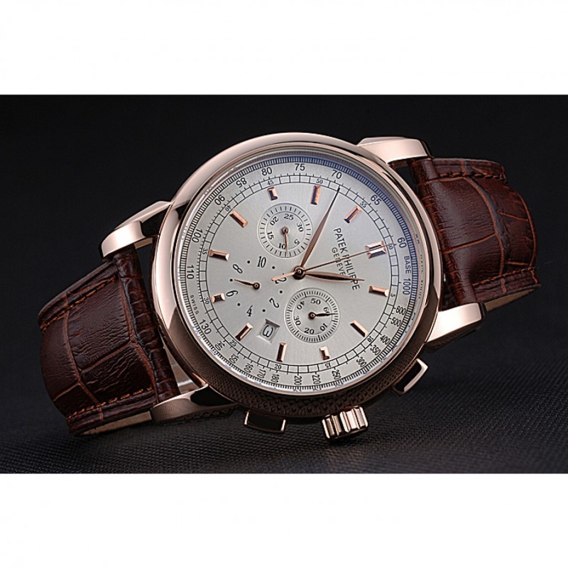 Patek Philippe Grand Complications 622261 Replica Watch, Quartz Movement, 18k Rose-Gold Plated