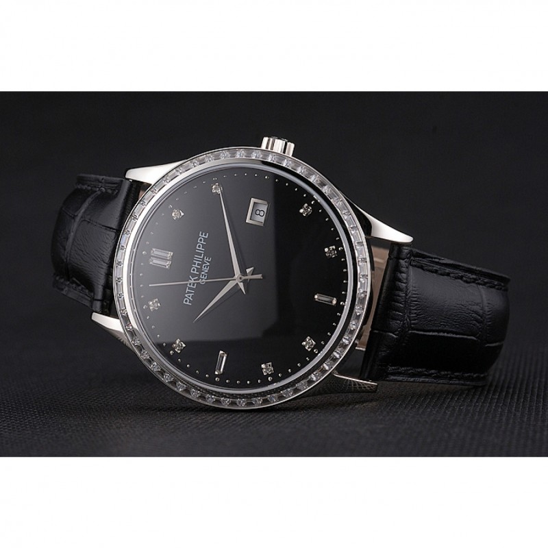 -15202ST.OO.1240ST.01 - Patek Philippe Calatrava Automatic Silver Dial Men's Replica Watch