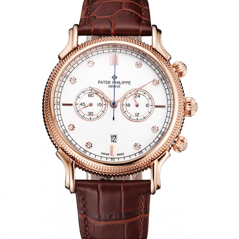 Patek Philippe Complications Chronograph Watch, 15202ST.OO.1240ST.01, Quartz, 18k Rose-Gold Plated