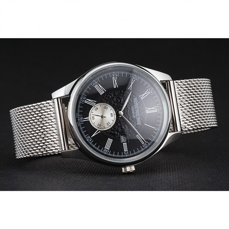 Patek Philippe Calatrava Replica Watch, Automatic Movement, Silver Dial, Steel Case, Model
