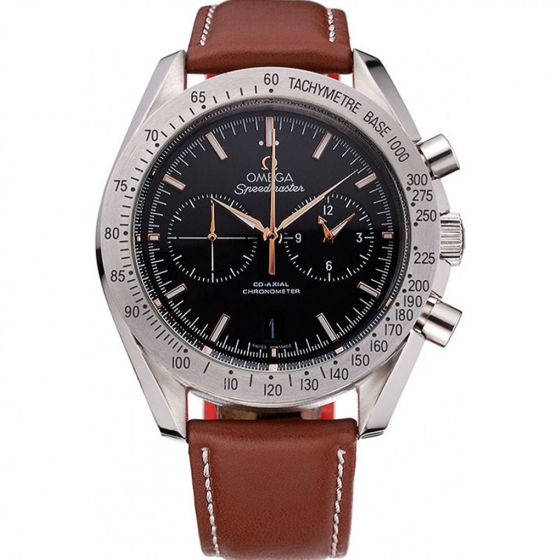 -OMEGA-622806ST.OO.1240ST.01 Replica Watch - Automatic - Black Dial - Men's Quartz Watch
