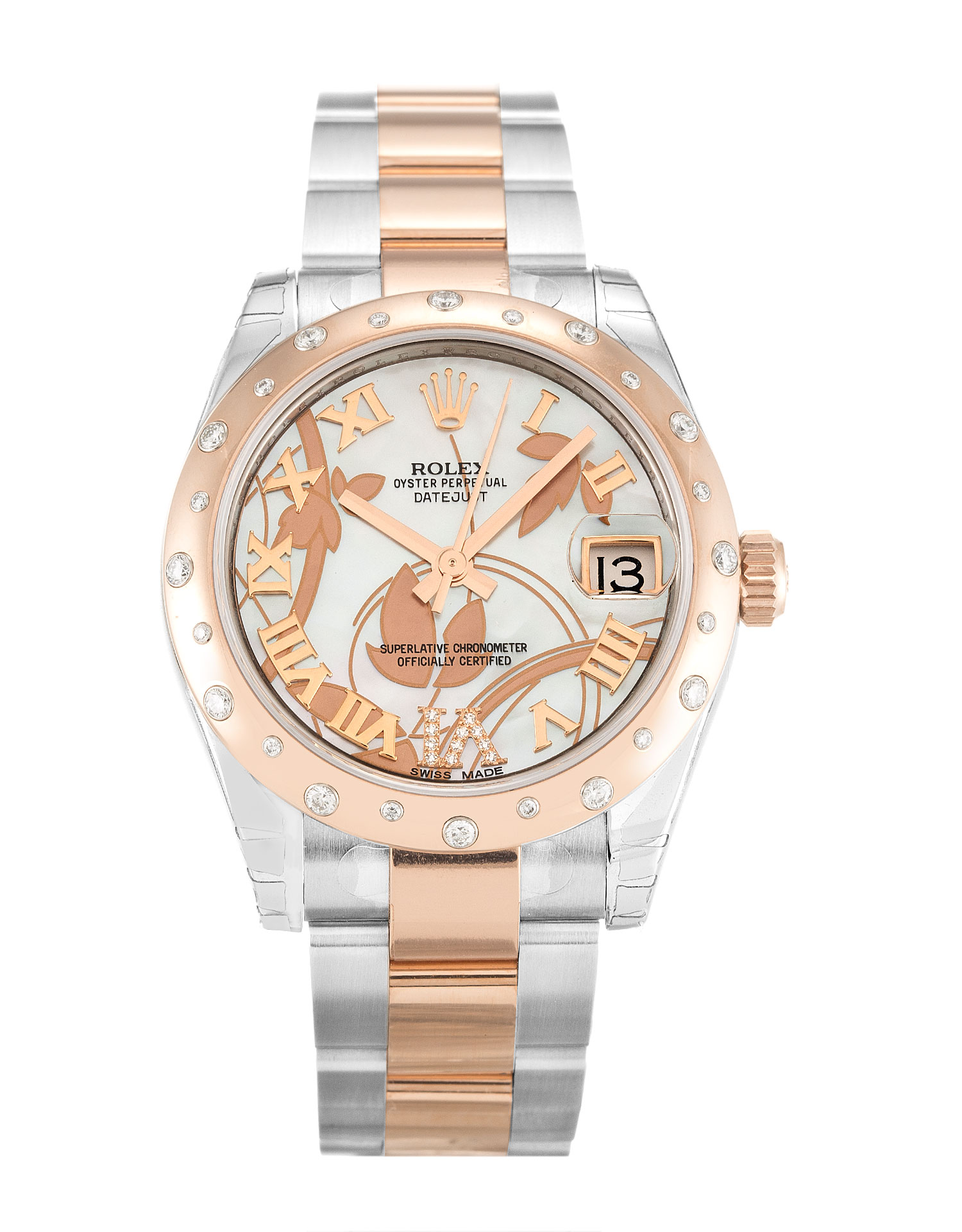 Rolex Datejust Lady 178341 - Automatic - Rose Gold & Steel - Mother of Pearl Dial - Water - Ladies