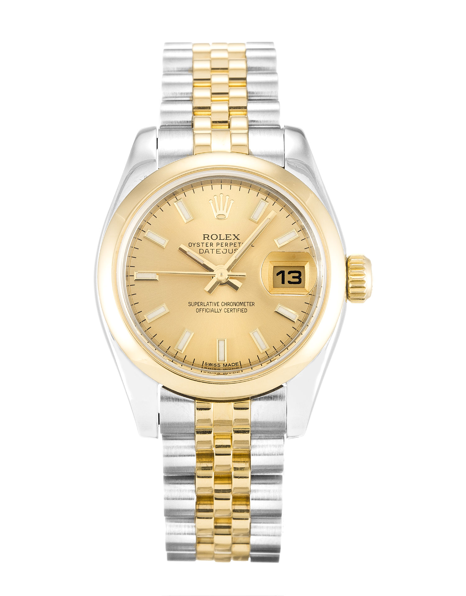 Rolex DATEJUST LADY 179163 Automatic Silver Dial Replica Watch