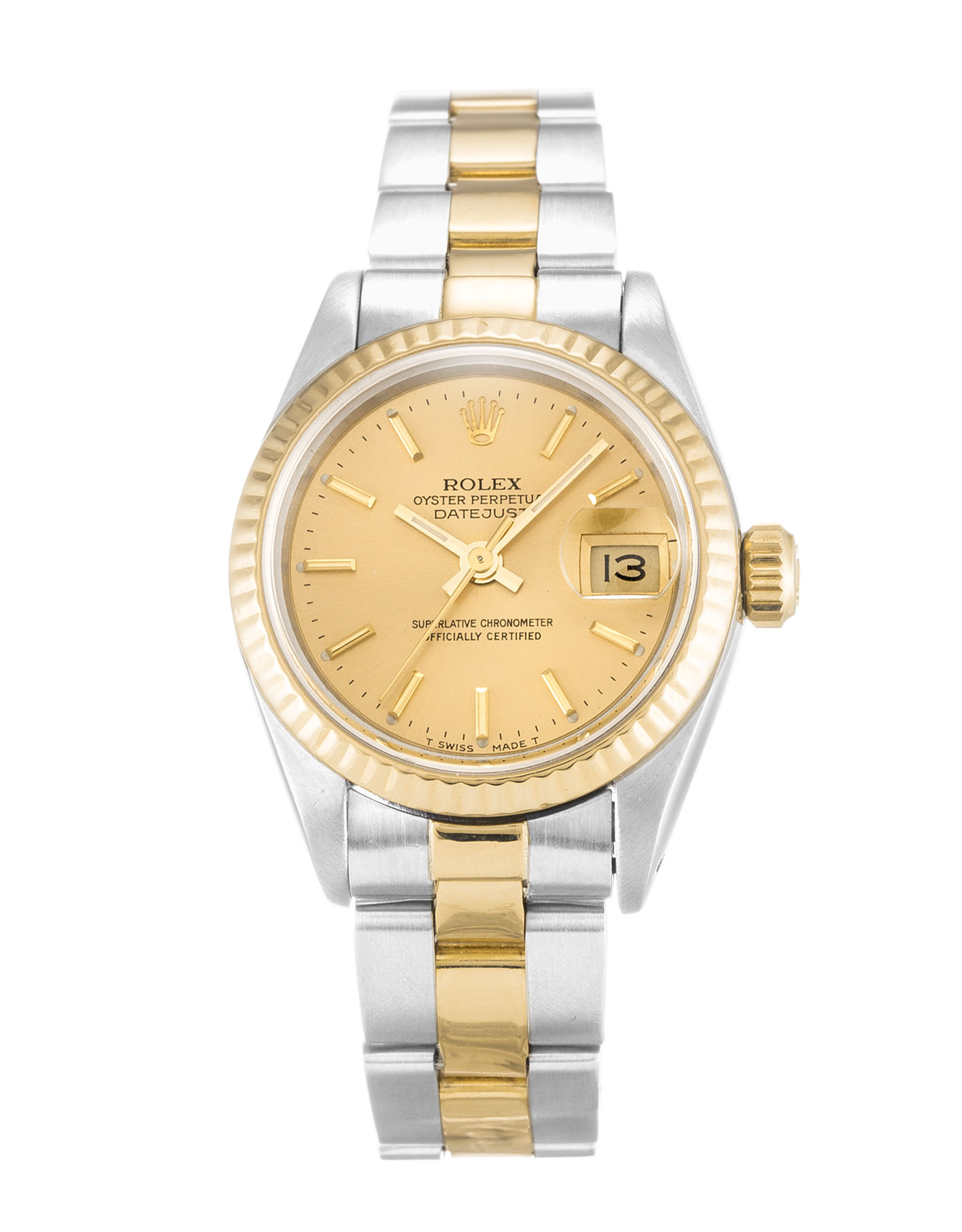 - Rolex 69173 Datejust Lady - Automatic - Champagne Baton Dial Watch