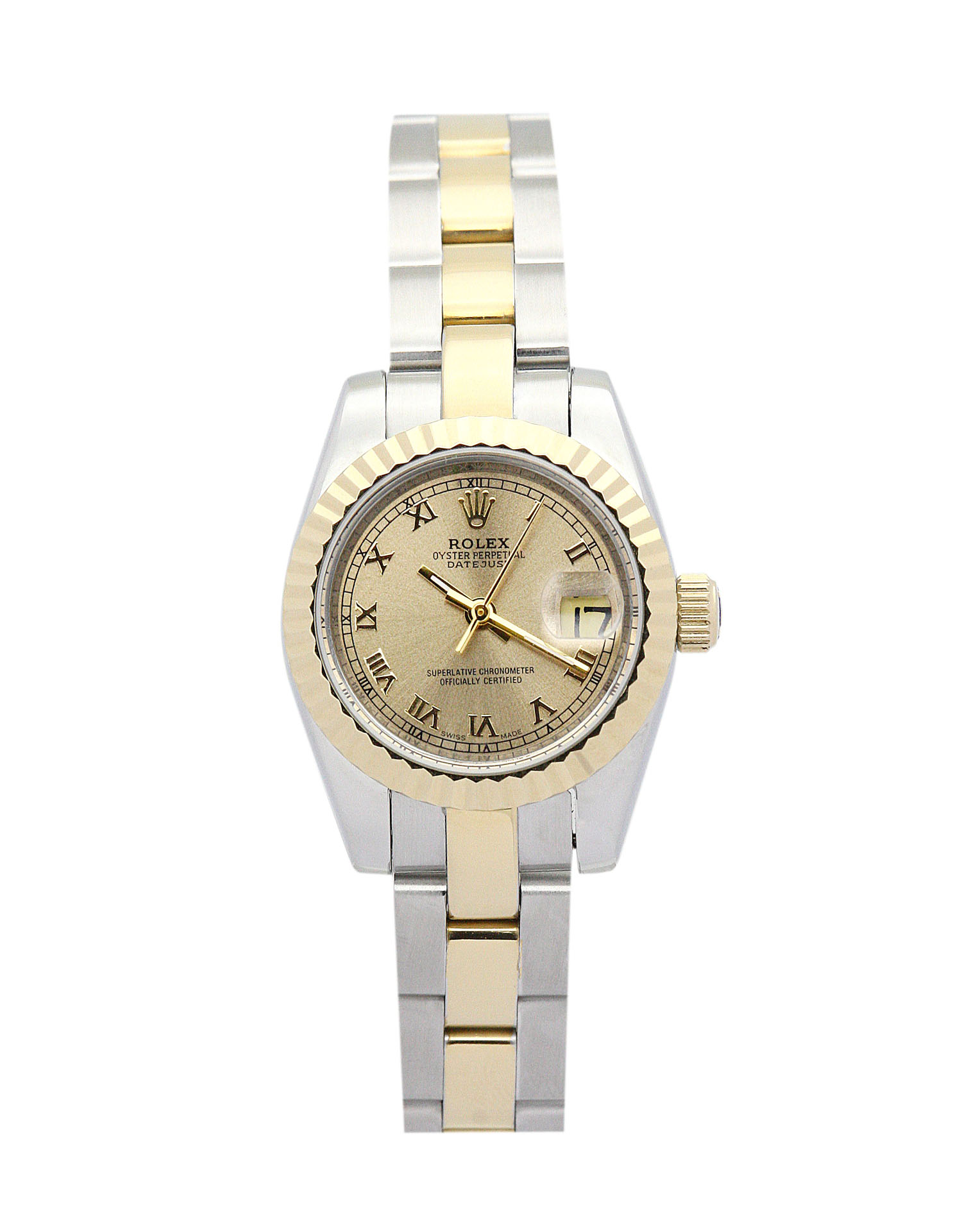 -179163 - Rolex Datejust Lady Replica Watch - Automatic - 26MM Yellow Gold Dial