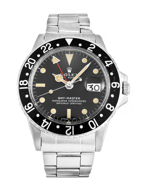 Rolex GMT Master 1675 Automatic Steel Case Black Dial Replica Watch