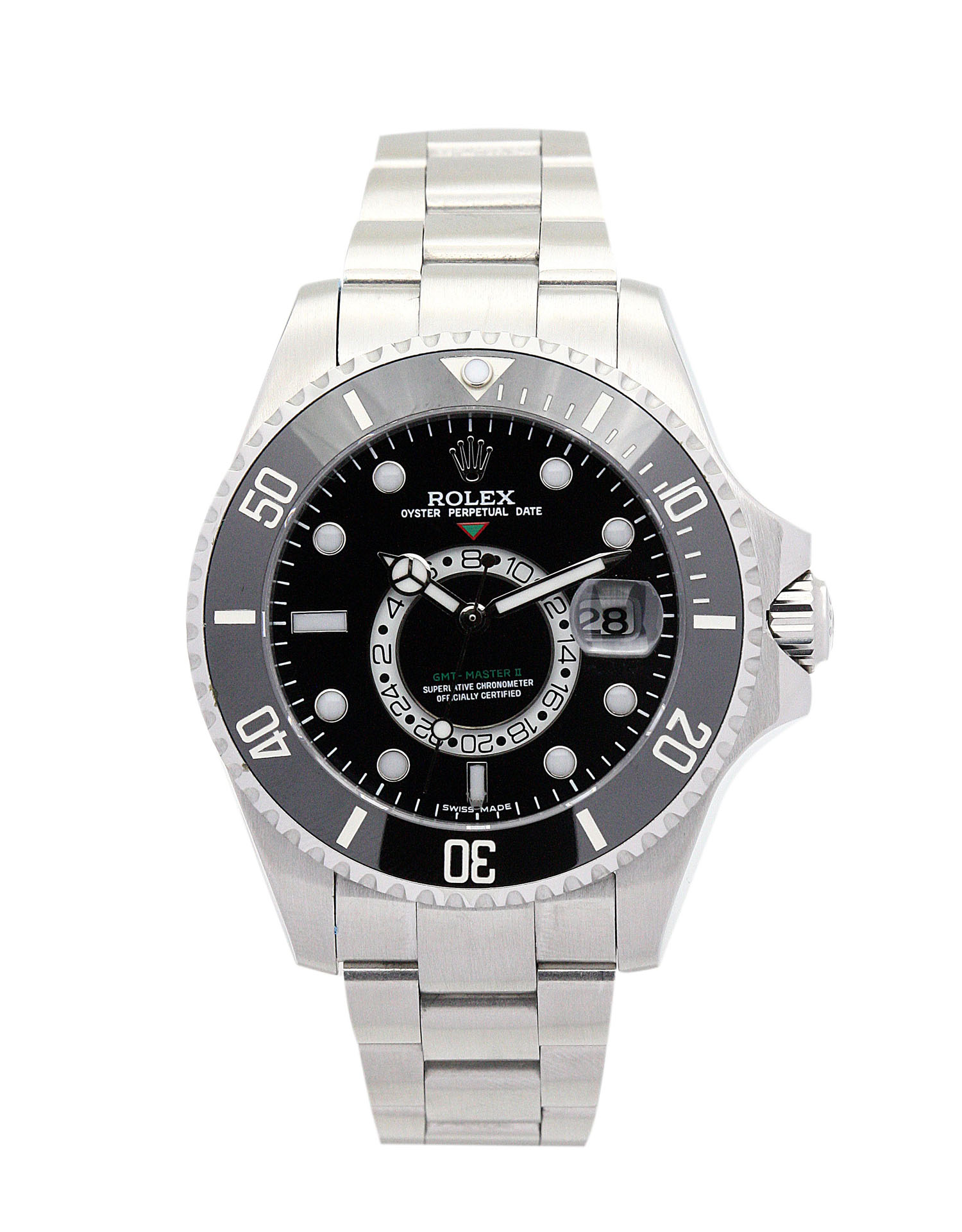 Rolex GMT Master 16720 Replica Watch Automatic Movement Silver Dial Steel Case Oyster Bracelet 40mm