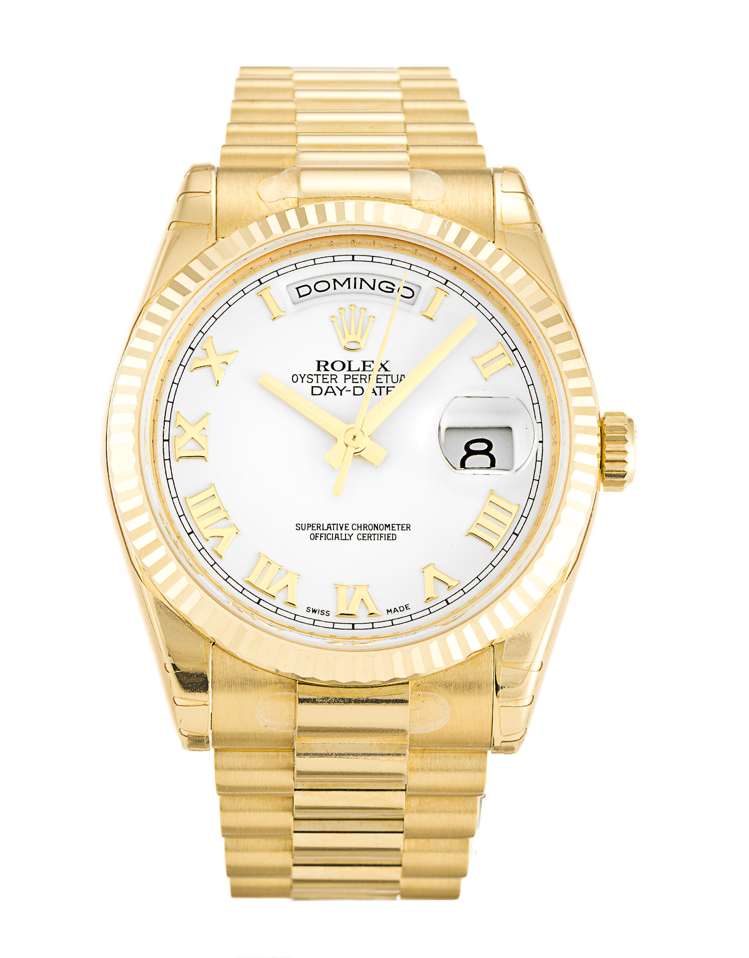 Rolex Day-Date 118238 - Replica Watch - Automatic - 36MM Yellow Gold Case