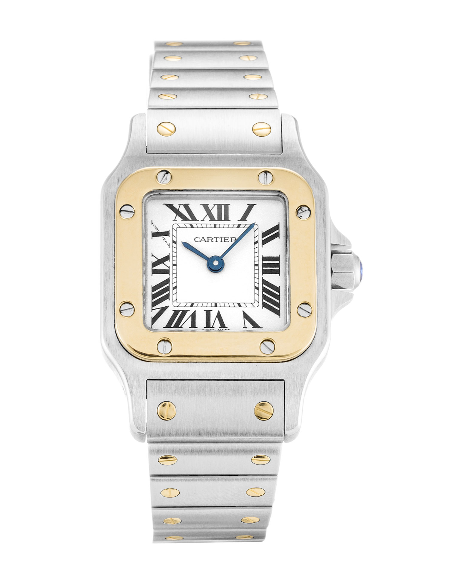 Cartier Santos W20012C4 Replica Watch, Ladies, Quartz Movement, 24mm Steel & Yellow Gold Case