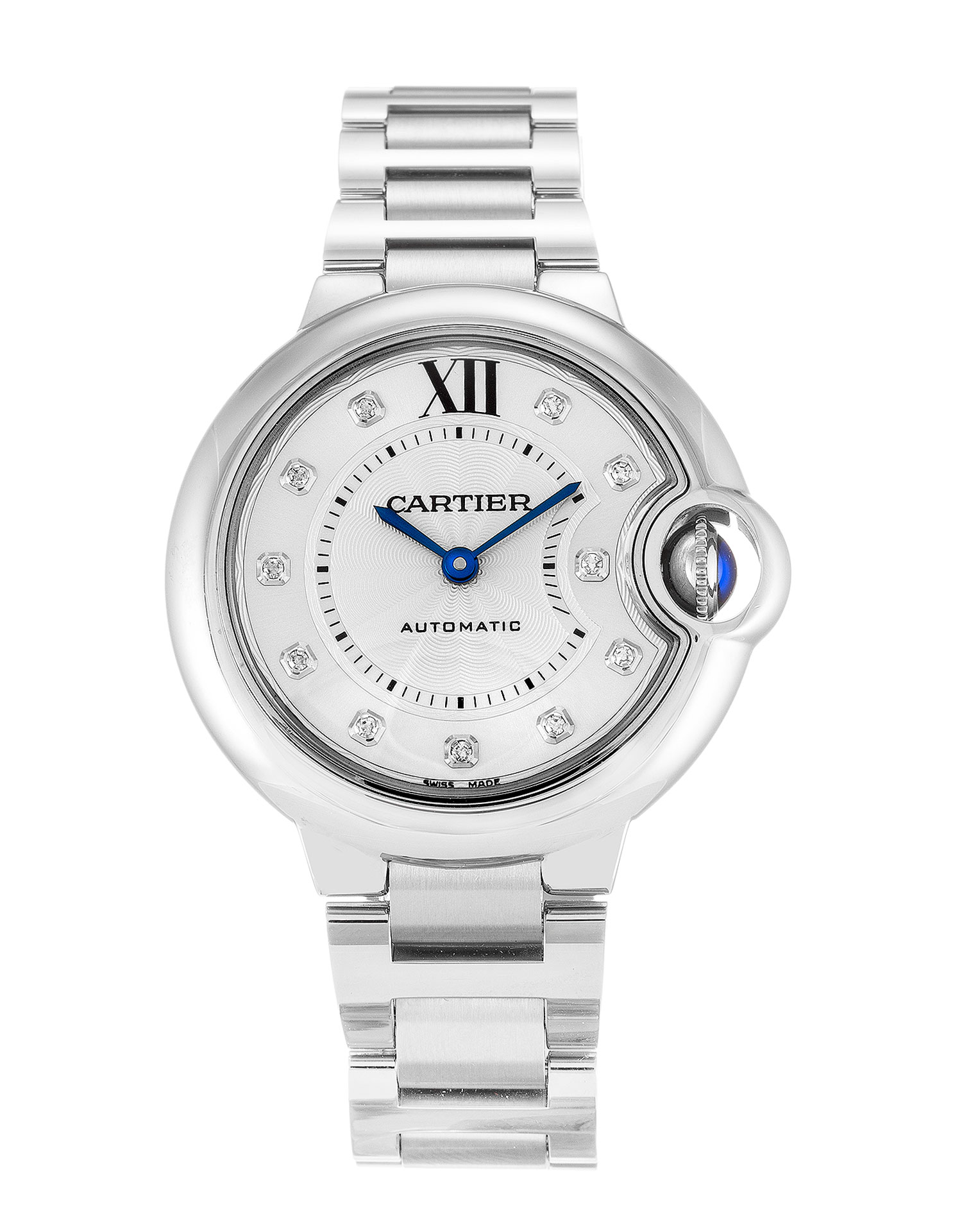 Cartier Ballon Bleu WE902074 Automatic Silver Dial Replica Watch