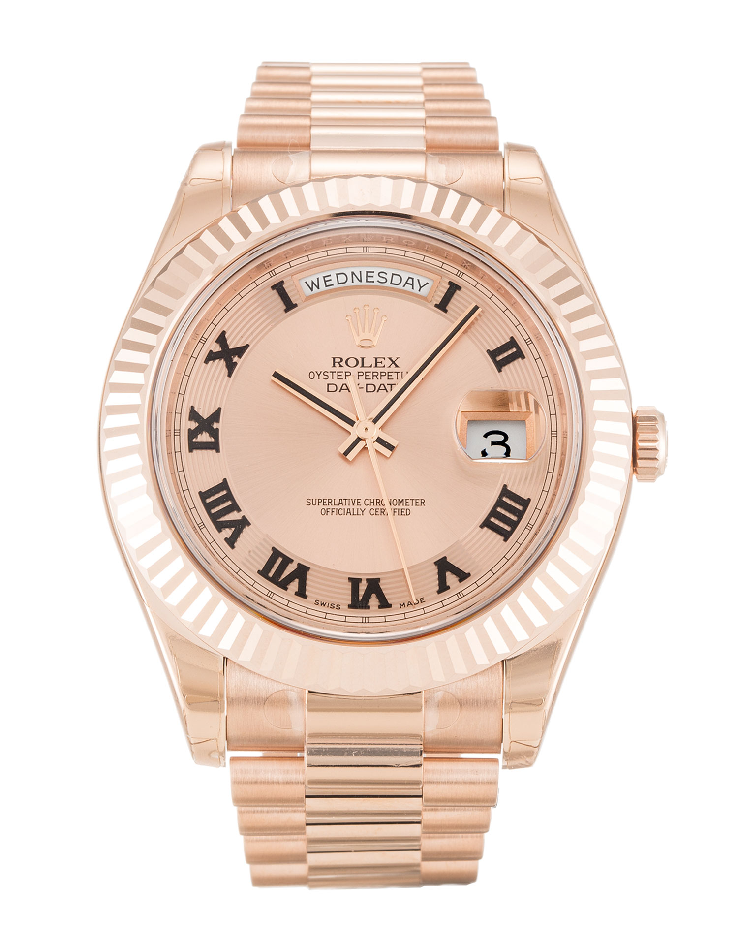 -218235-Rolex-Day-Date-II-Automatic-Rose-Gold-Dial-Watch