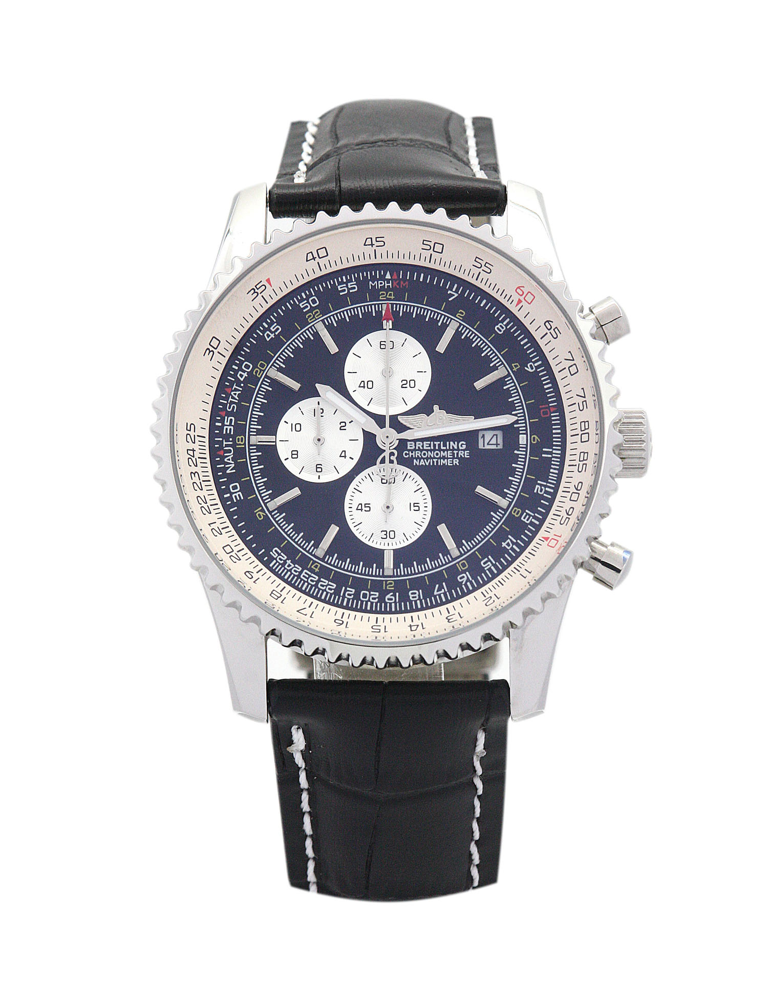 Breitling Navitimer A23322 | Quartz | 41.8mm Steel Case | Baton Dial | Mens Watch
