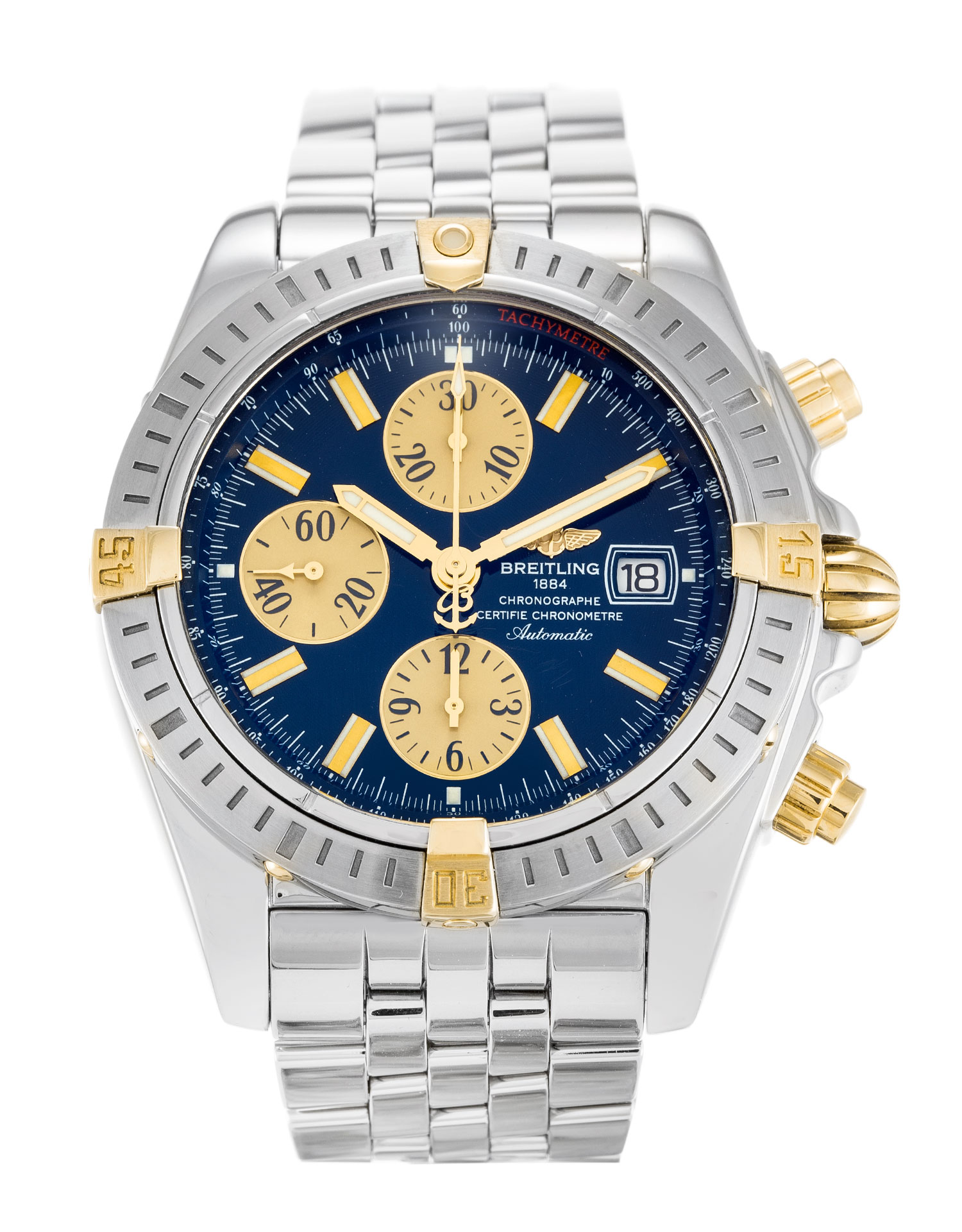 Breitling Chronomat Evolution B13356 Automatic Silver Dial Mens Watch Replica
