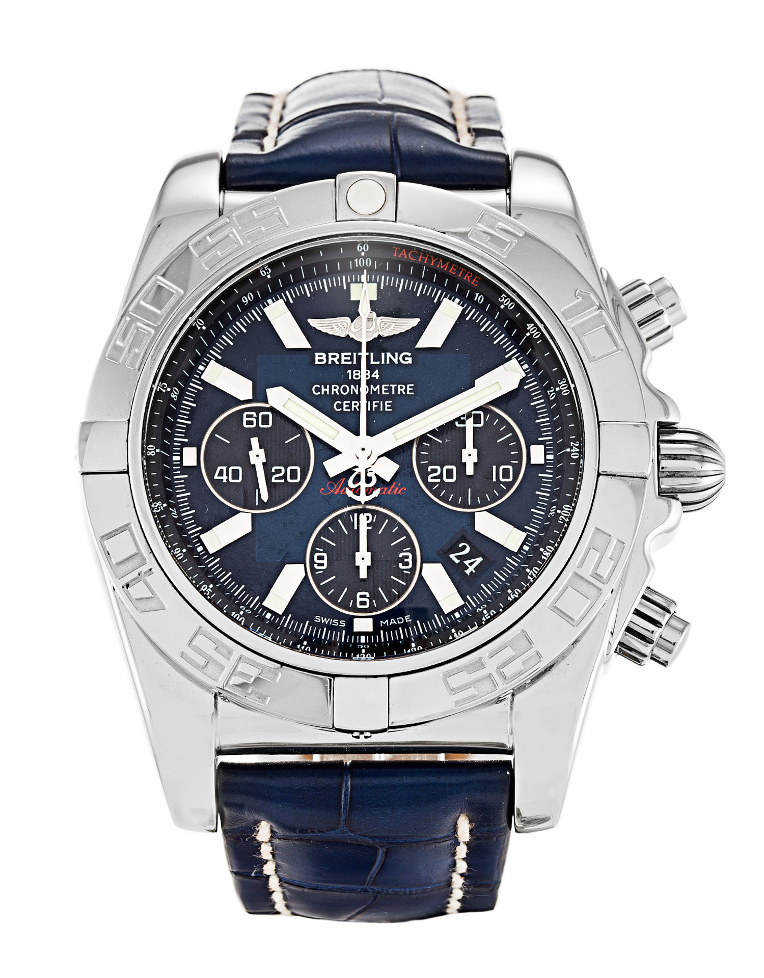 AB0110 - Breitling Chronomat 44 AB0110 Replica Watch - Automatic - Silver Dial