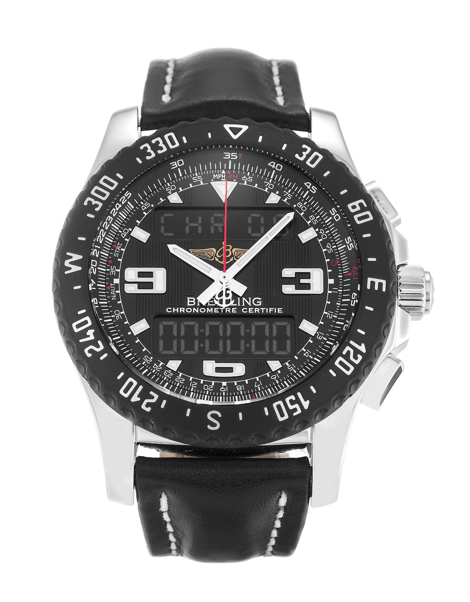 Breitling Airwolf A78364 Quartz Multi Function Mens Replica Watch 43.5 MM Steel Case Arabic Dial
