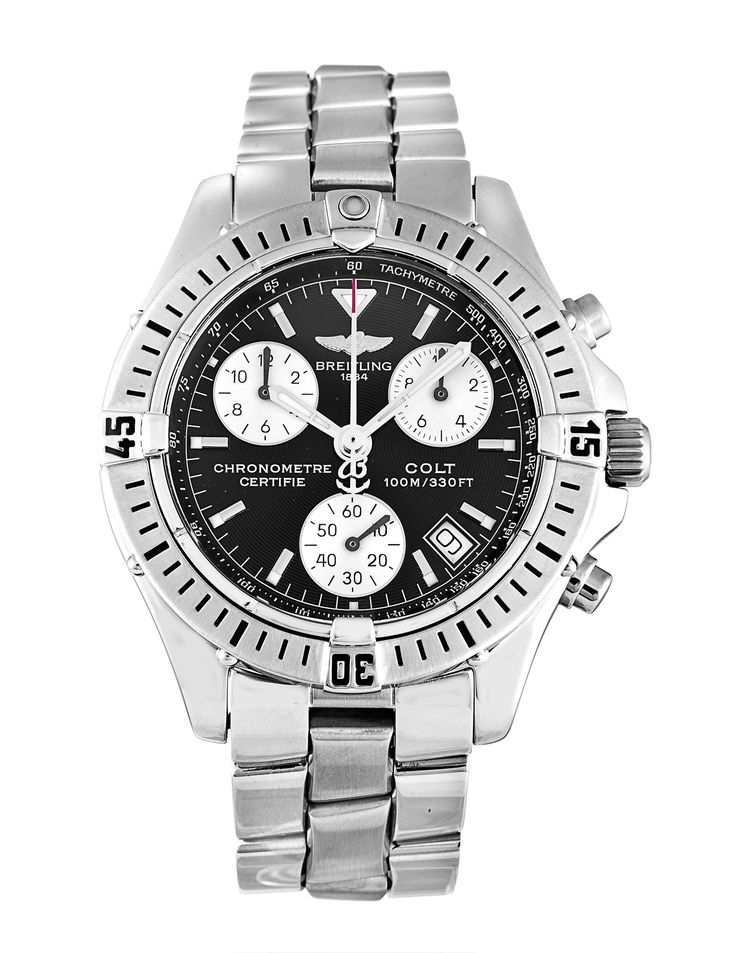Breitling Colt Quartz A73350 | Mens | Steel Case | Baton Dial | Water Resistant | Replica Watch