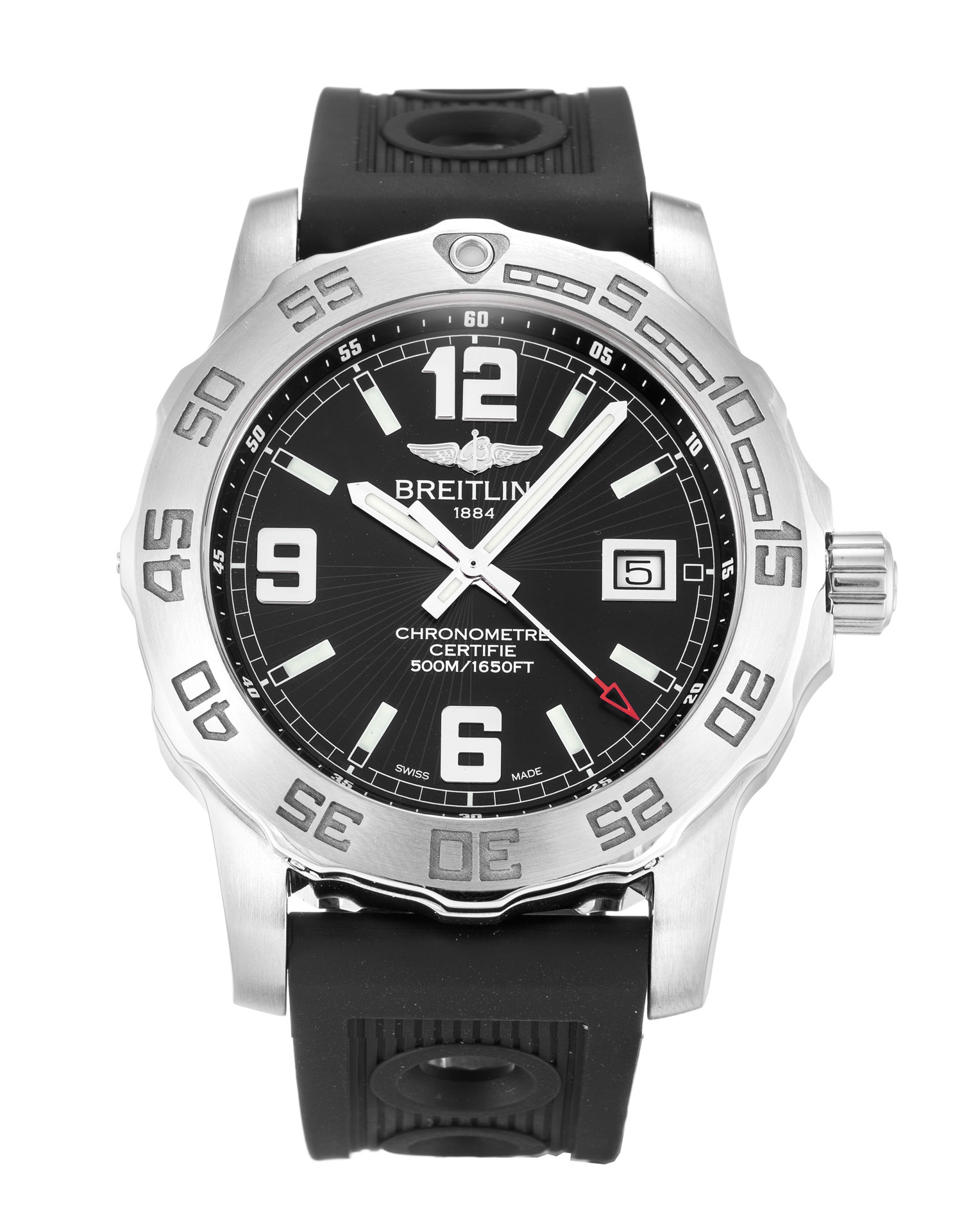 Breitling Colt Quartz A74387 Automatic Silver Dial Mens Watch Replica