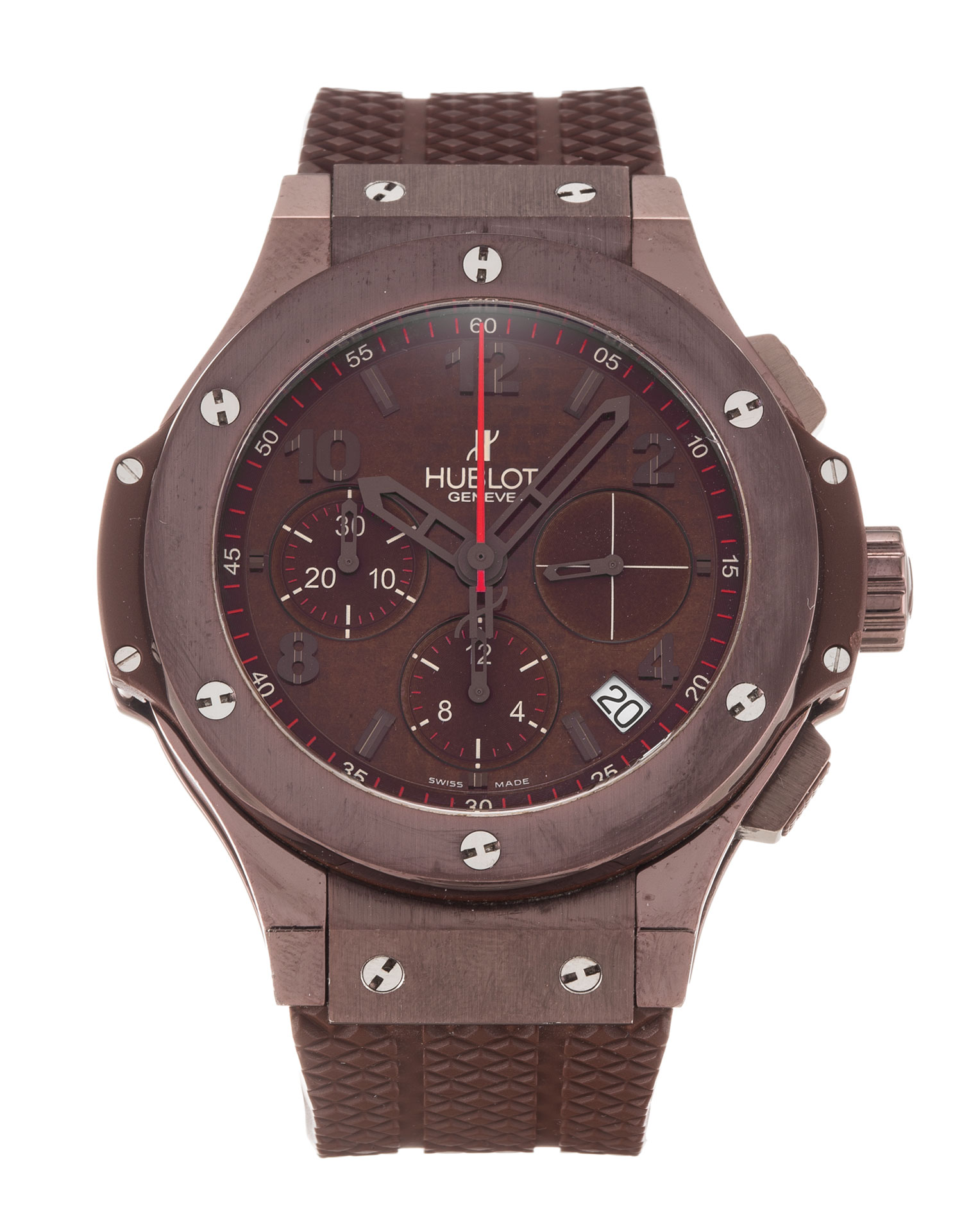 Hublot 41mm 341.SL.1008.RX - Automatic - Brown Arabic Dial - Mens Quartz Watch - Replica Watch