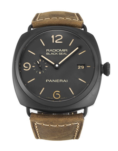 Panerai Radiomir Automatic PAM00505 Mens Watch, 45mm Ceramic Brown Dial, Automatic Movement