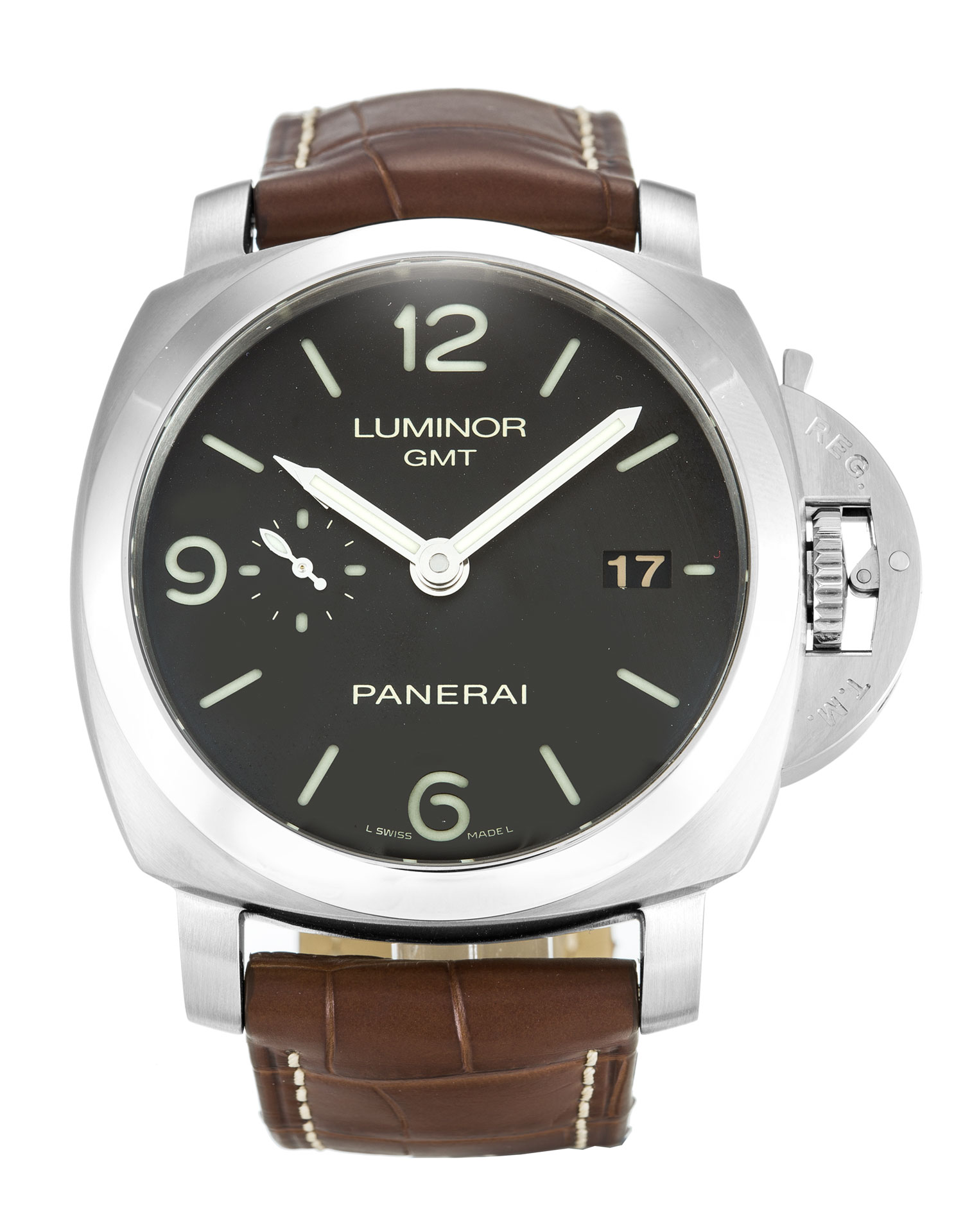 Panerai Manifattura Luminor PAM00320 | Automatic | Steel | 44MM | Black Arabic | Replica Watch