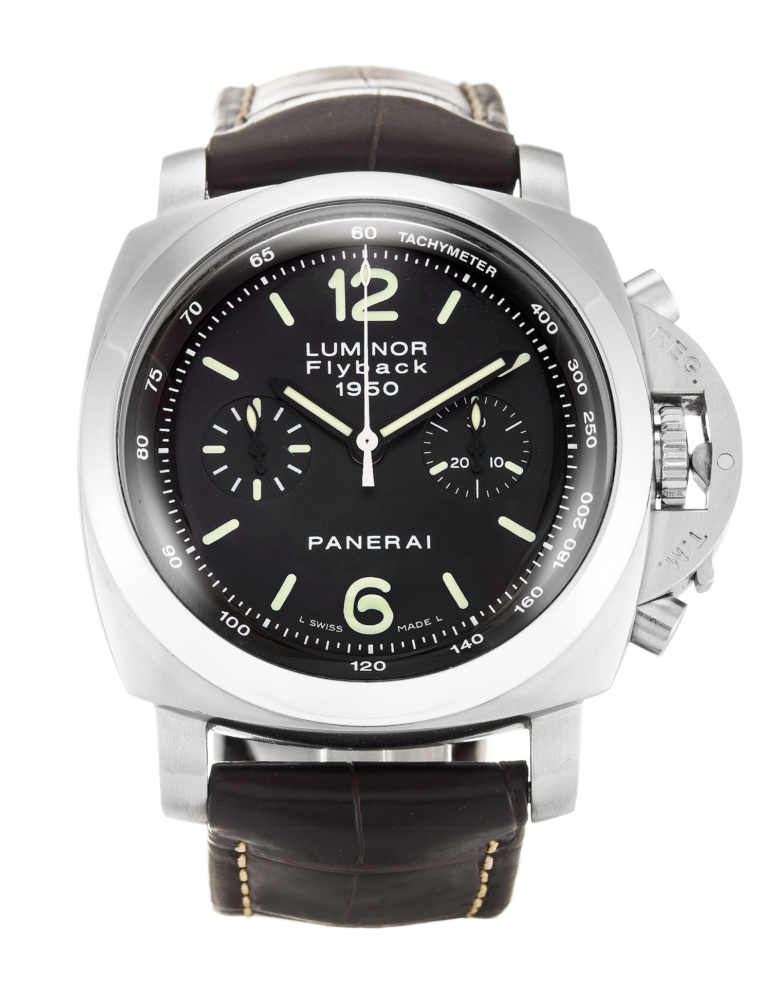 Panerai Luminor 1950 PAM00212 - Automatic - 44MM Steel Case - Black Baton Dial - Mens Watch