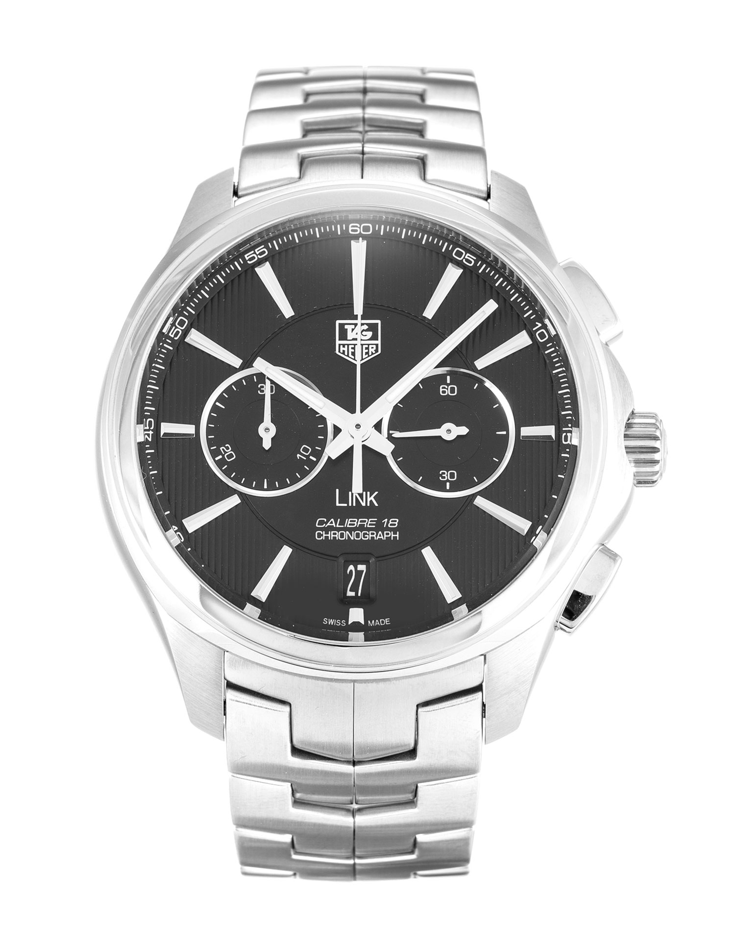 Tag Heuer Link CAT2110.BA0959 Mens Automatic Watch, 40MM Steel Case, Baton Dial