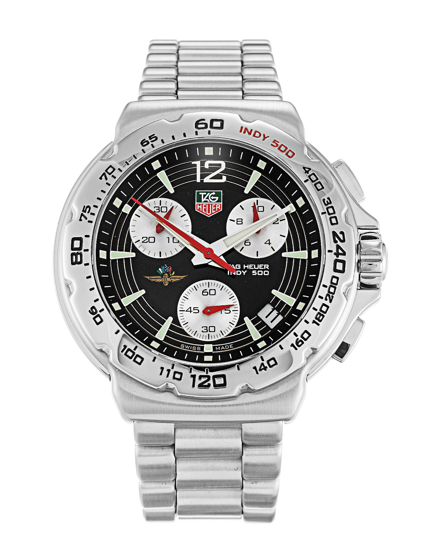 Tag Heuer Formula 1 Replica Watch CAC111B.BA0850 Mens Quartz Black Baton Steel Case 40mm