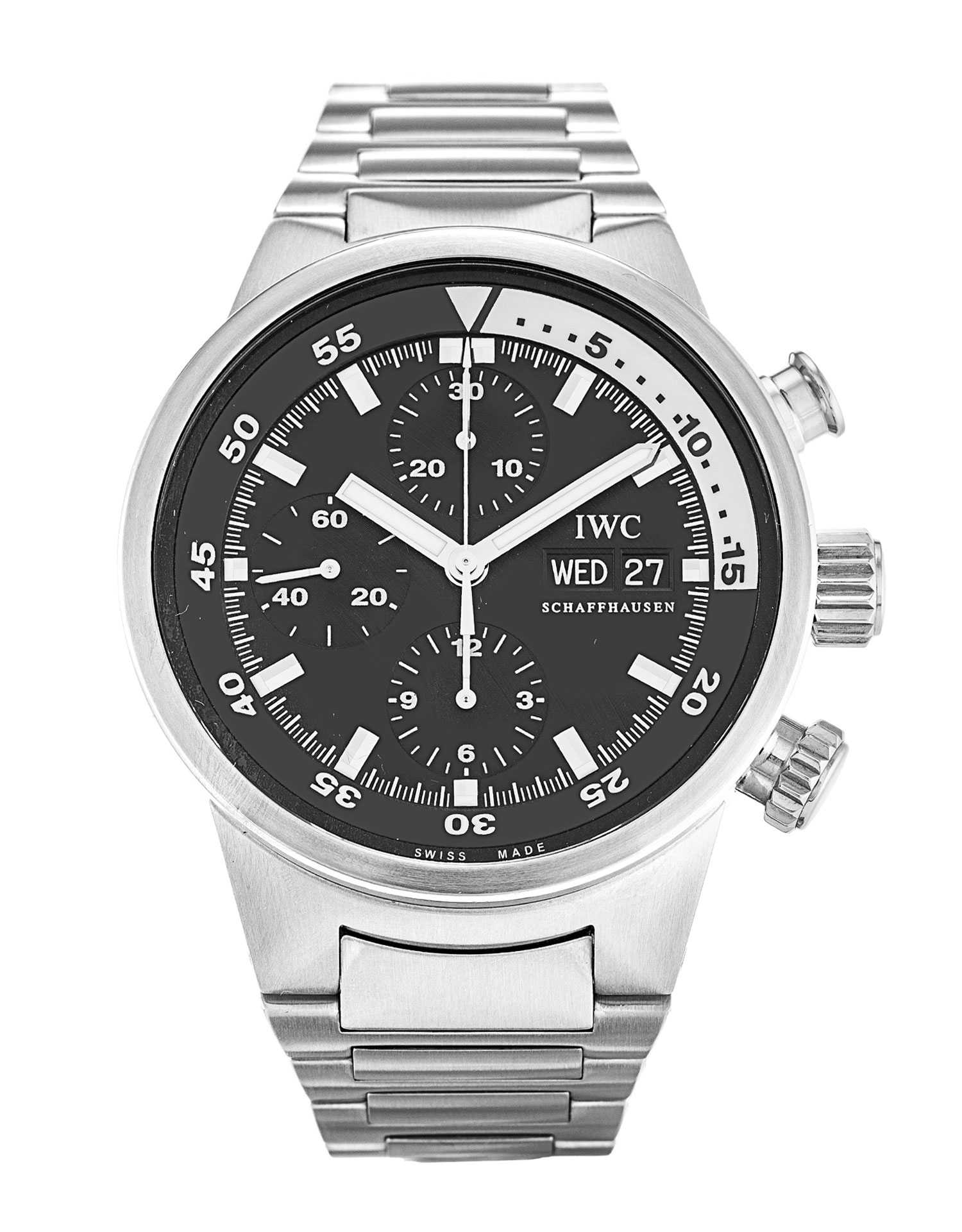 IWC Aquatimer IW371928 - Automatic - Black Baton Dial - Mens Watch - Replica Watch
