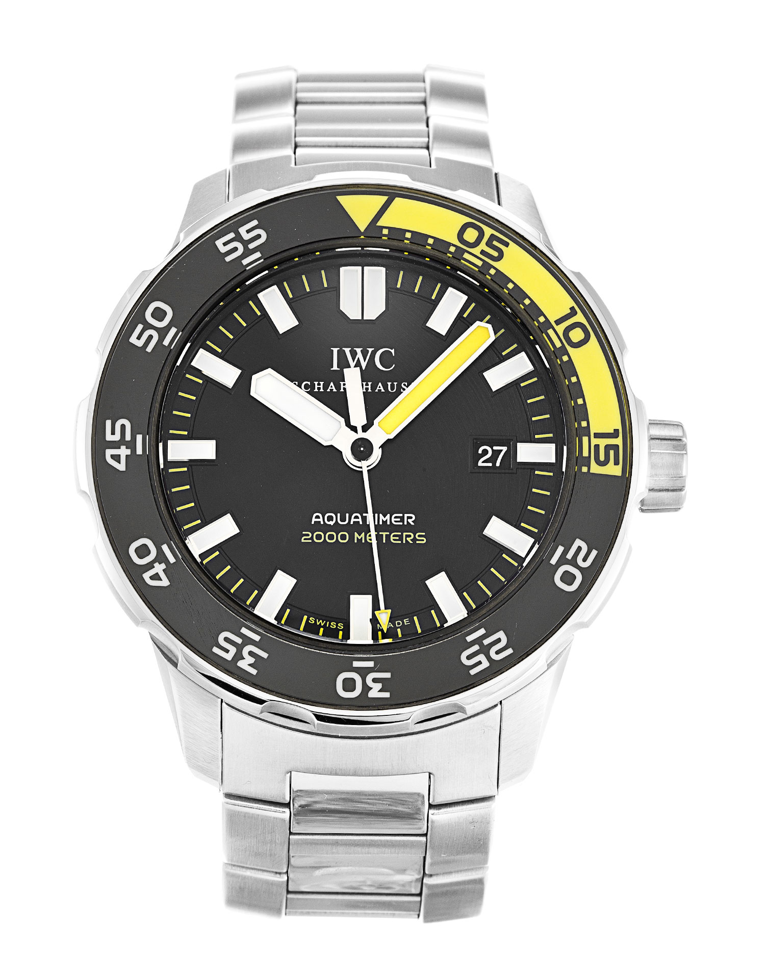 IWC IW356808ST.AUTOMAT | 44MM STEEL CASE | BLACK BATON DIAL | WATER RESISTANT Replica Watch