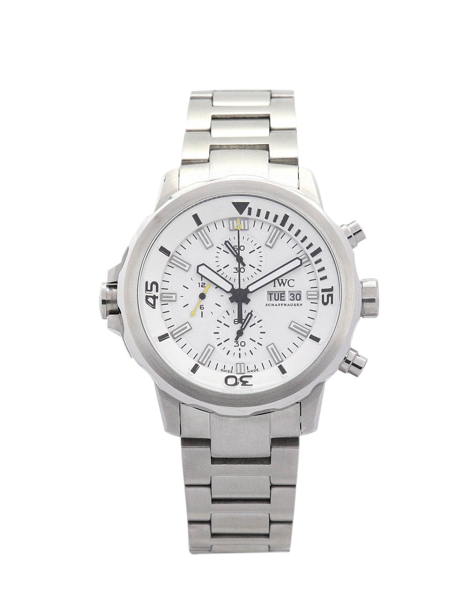 IWC Aquatimer IW376801 | Quartz | 46mm Steel Case | White Dial | Mens Watch