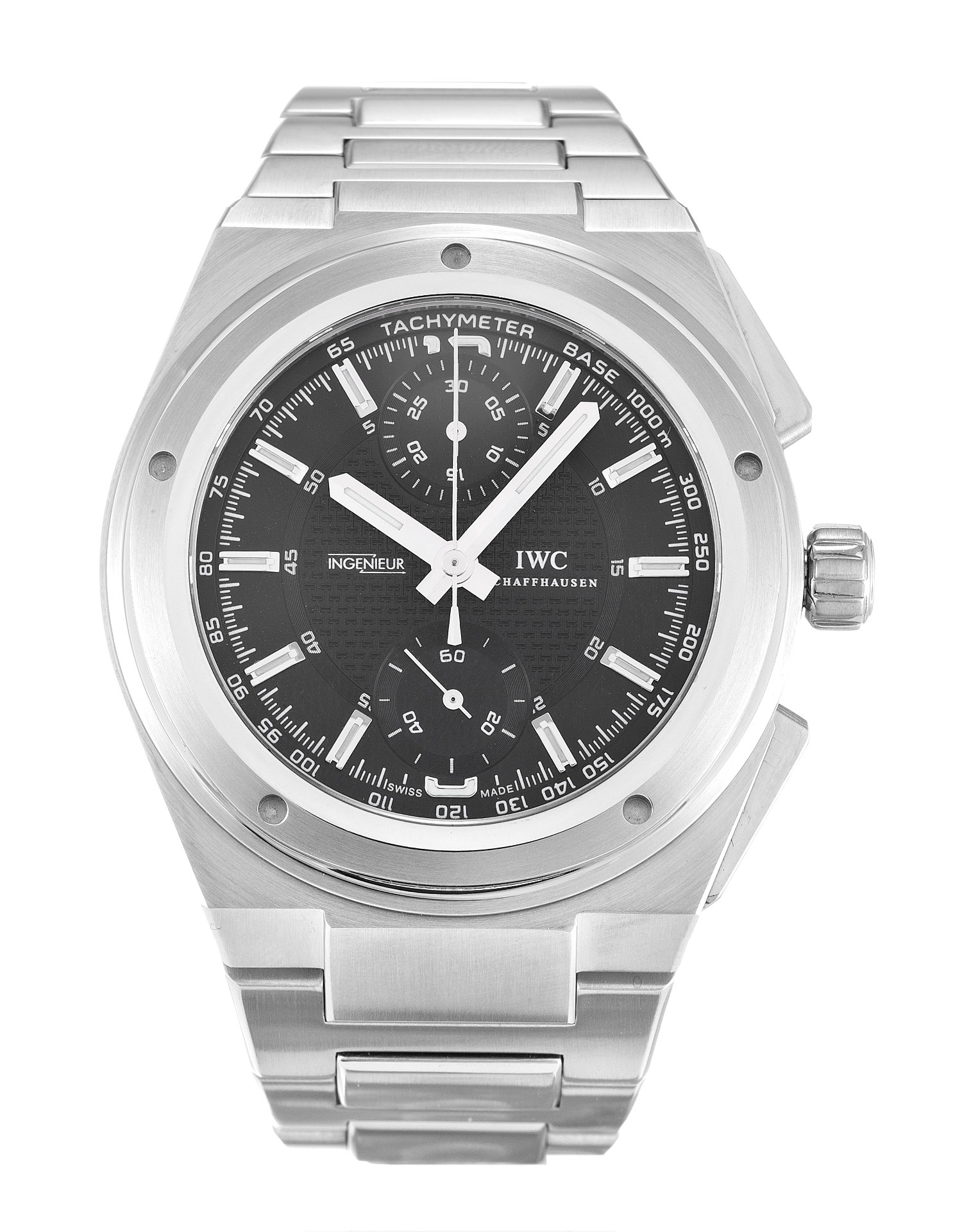 IWC Ingenieur IW372501 - Mens Automatic Watch - 42.5mm Steel Case - Baton Dial