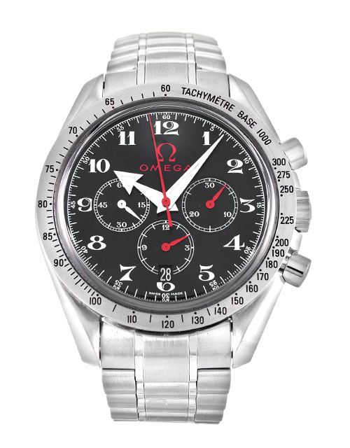 Omega Olympic Speedmaster 3557.50 Replica Watch, 42mm Steel Case, Quartz Movement, Black Arabic Dial