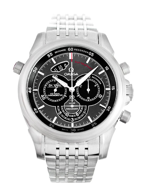 Omega De Ville Co-Axial Rattrapante 422.10.44.51.06.001 Mens Quartz Watch, 40mm Steel Case, Grey