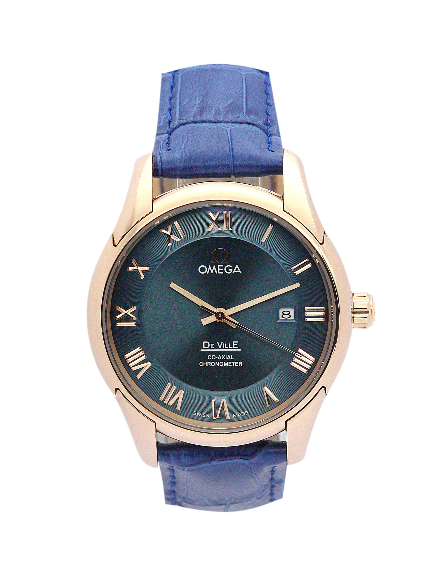 Omega De Ville Hour Vision 431.33.41.21.01.001 Mens Automatic Co-Axial 41MM Rose Gold Steel Case