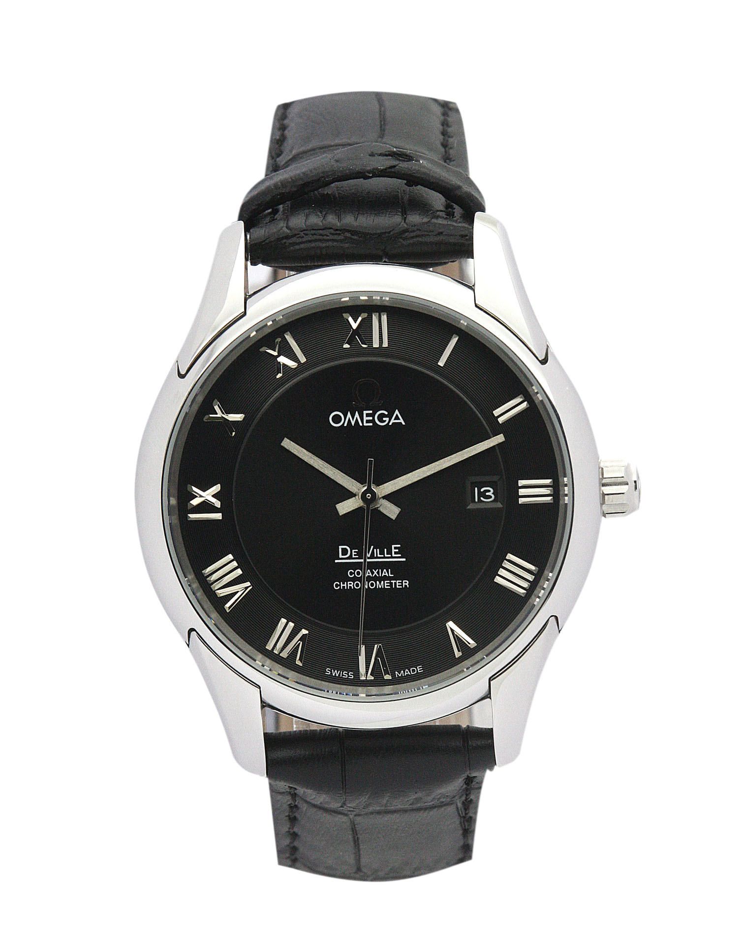 Omega De Ville Hour Vision 431.33.41.21.01.001 Automatic Silver Dial Mens Watch Replica