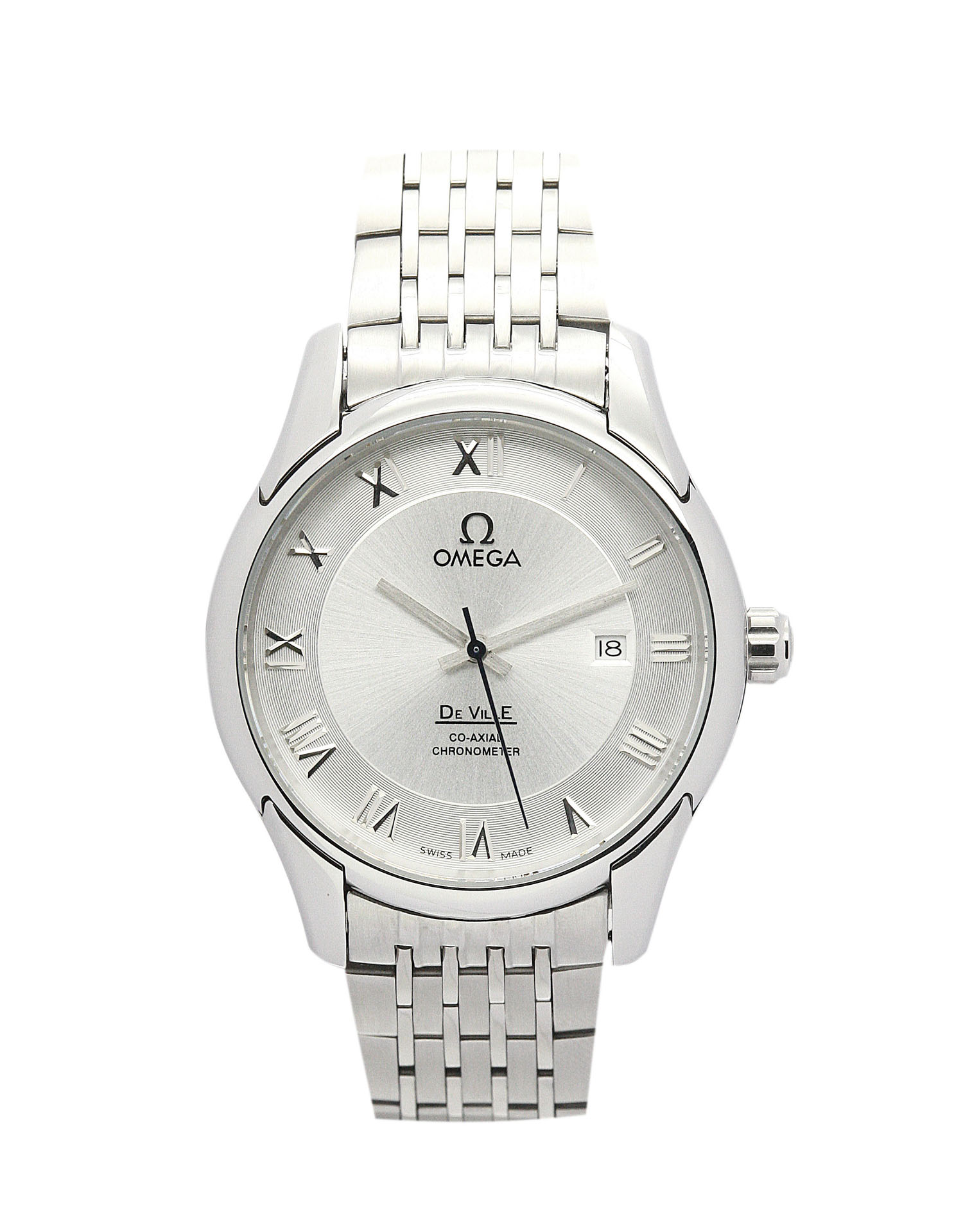 Omega De Ville Hour Vision - Automatic - Steel Case - 41MM - Baton Dial - Water Resistant - Mens