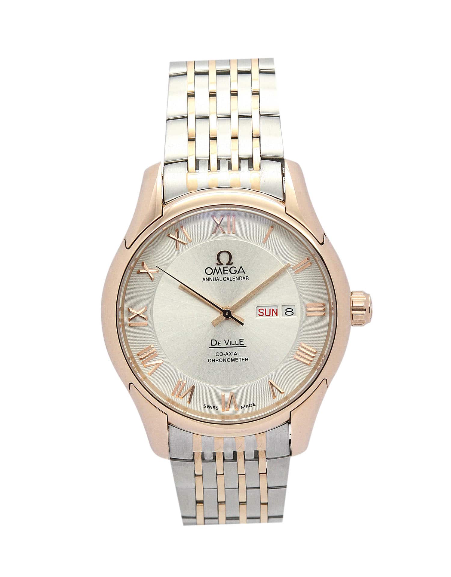 Omega De Ville Hour Vision 431.33.41.21.01.001 | Automatic | Rose Gold Steel | Replica Watch