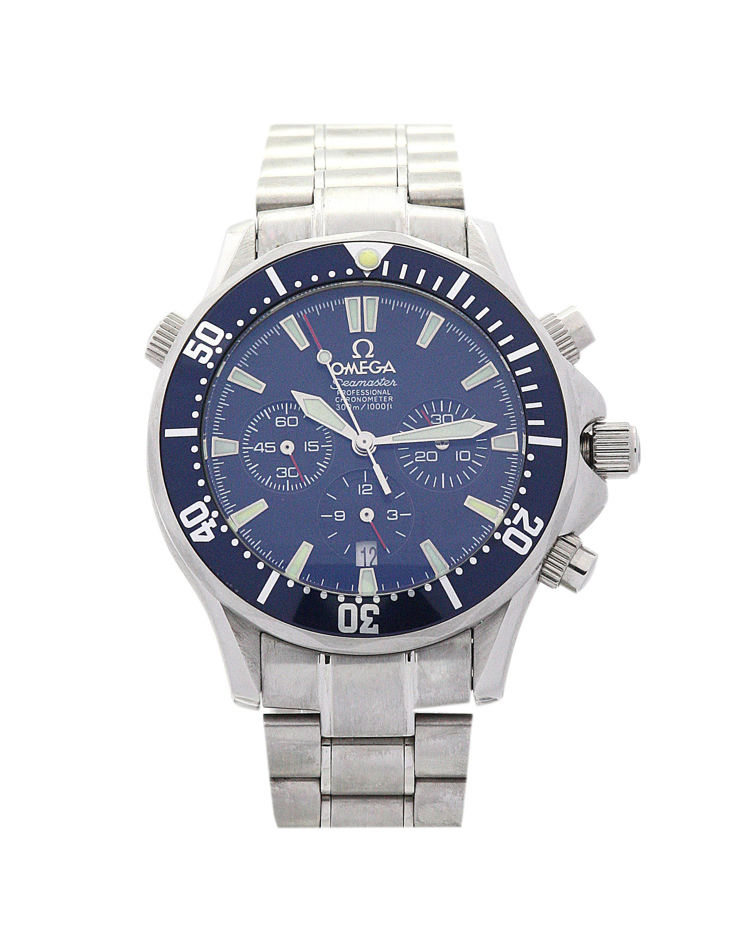 Omega Speedmaster Date 3811.80.03 - Automatic - Blue Baton Dial - Mens Watch - Replica Watch