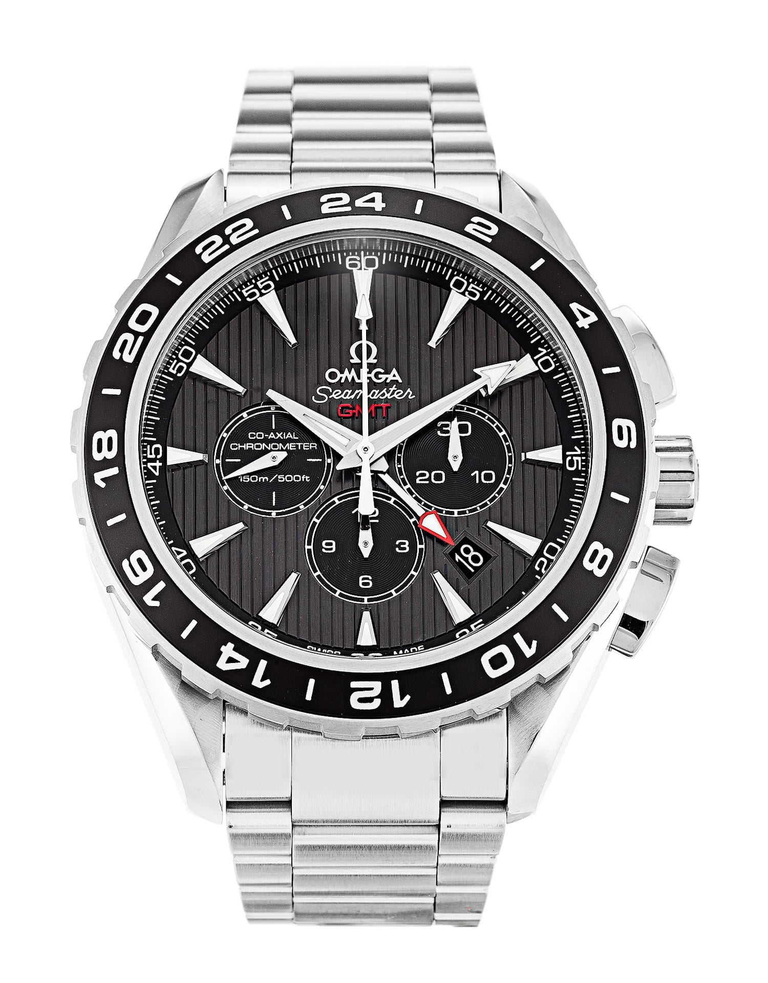 Omega Aqua Terra 231.10.44.52.06.001 Replica Watch, 44mm Steel Case, Black Baton Dial