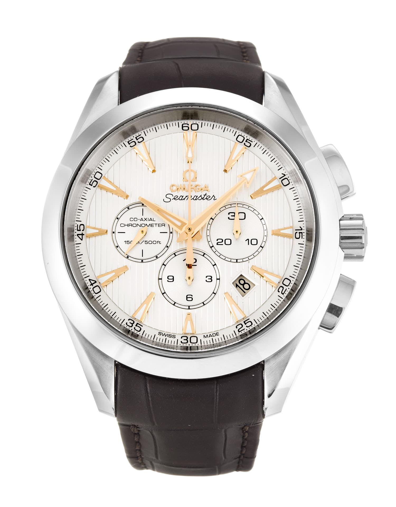 Omega Aqua Terra 150m Gents 231.13.44.50.02.001 Quartz Steel Case Baton Dial Replica Watch