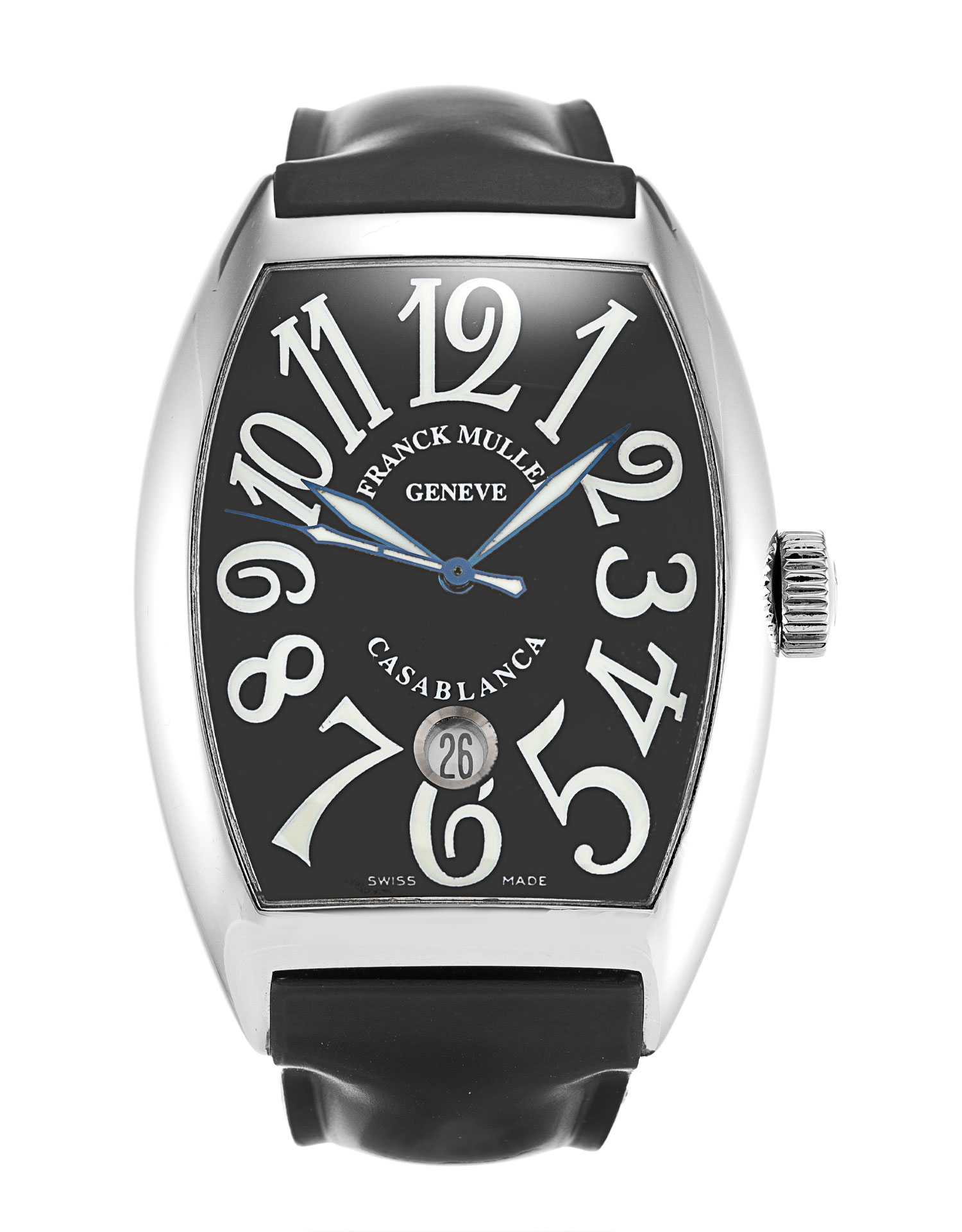 Franck Muller Casablanca 8880 C DT - Automatic - 39mm Steel Case - Black Arabic Dial - Mens Replica