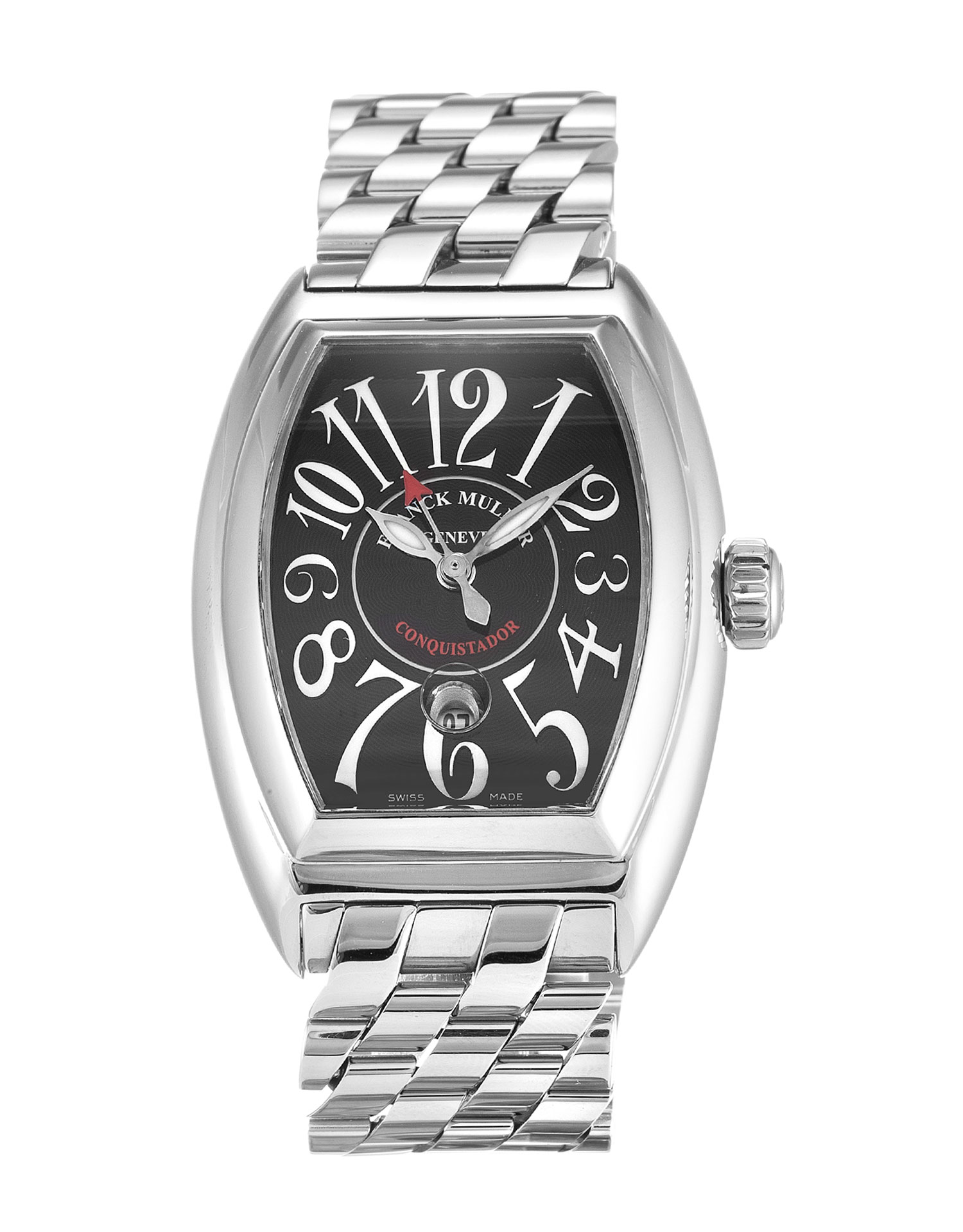 Franck Muller Conquistador 8005 L SC Replica Watch, Ladies, Automatic, 27mm Steel Case, Black