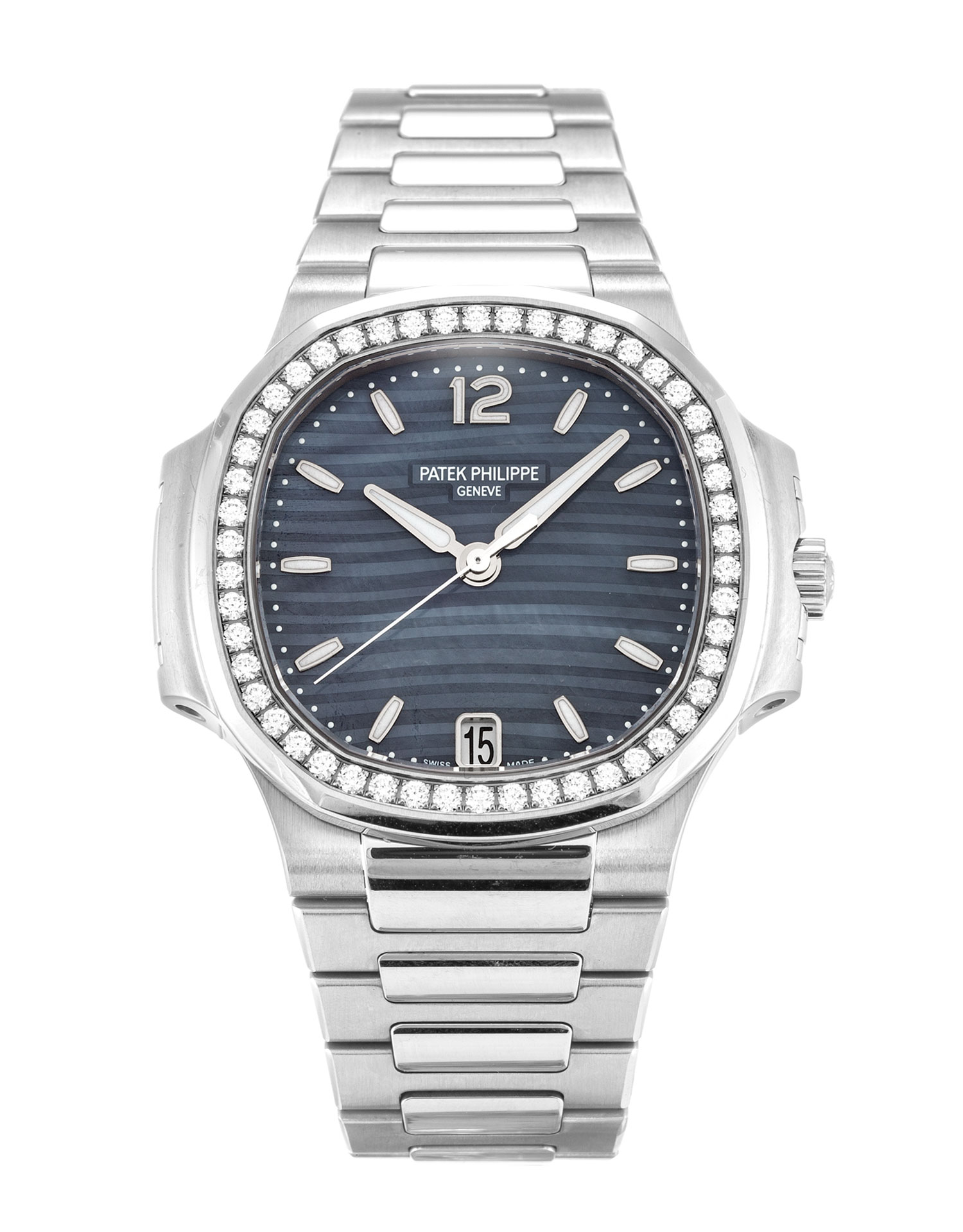 Patek Philippe NAUTILUS 7018/1A Automatic Silver Dial Ladies Watch Replica