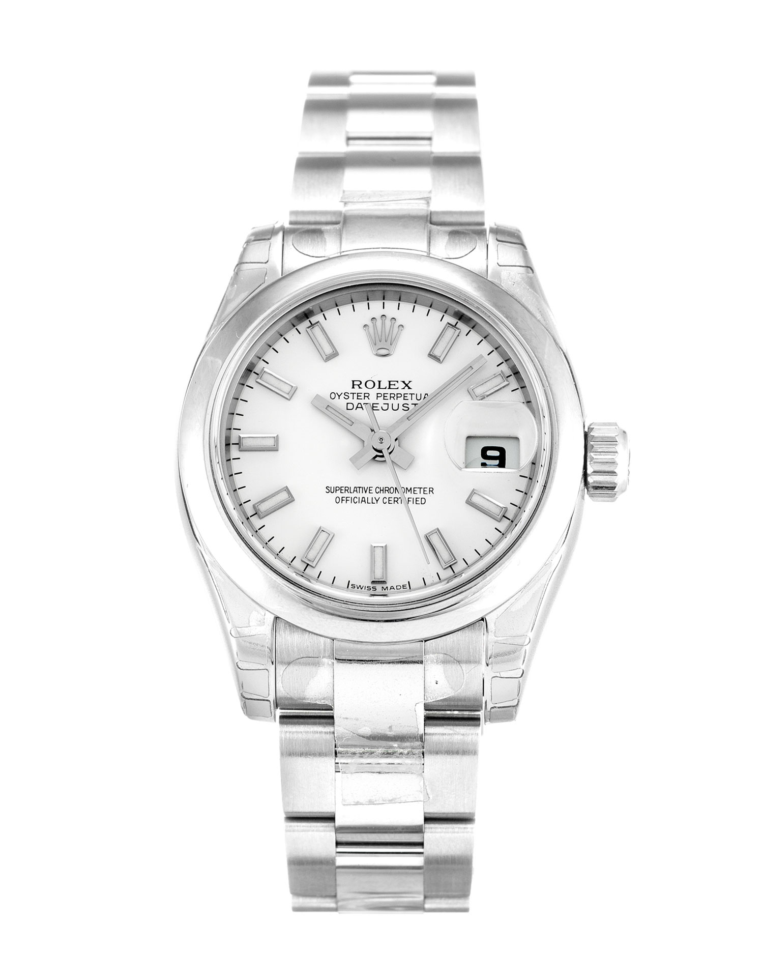 Rolex Datejust Lady 179160 Replica Watch Automatic Movement 26mm Steel Case Baton Dial Water