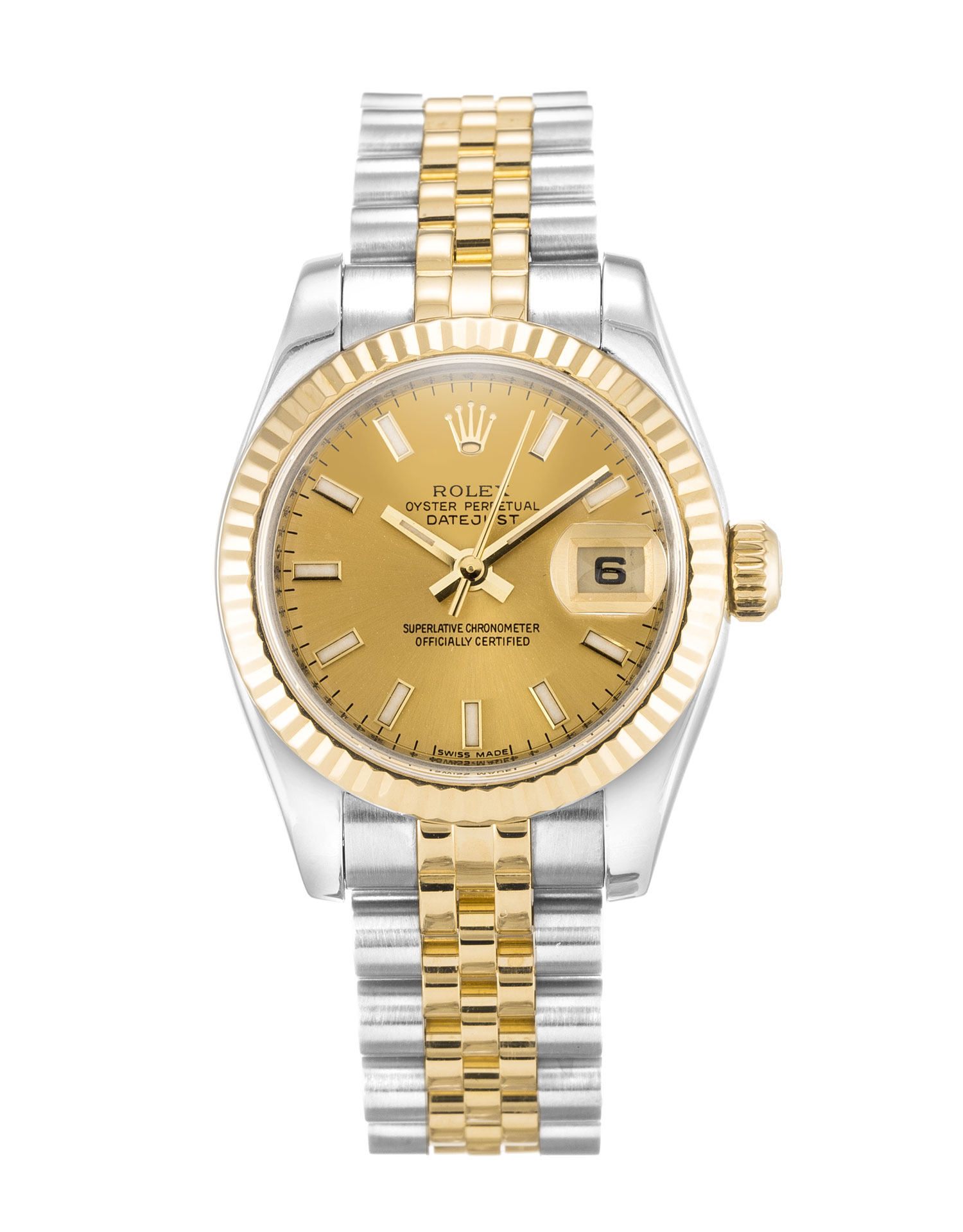 Rolex Datejust Lady 179173 Replica Watch, Automatic Movement, 26mm Steel & Yellow Gold Case