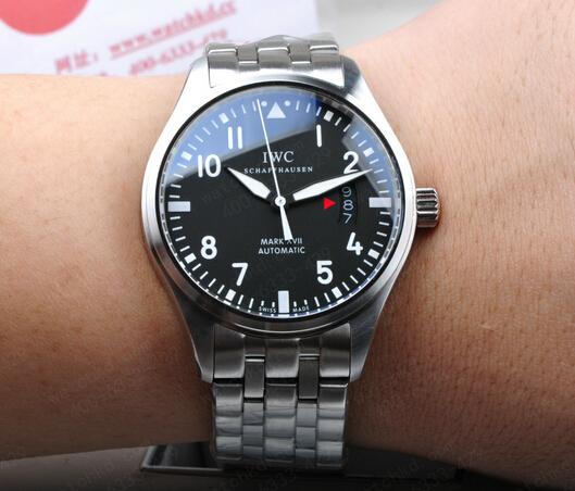 IWC Pilot's Watch Mark XVII IW326504 Replica, 41mm Automatic Black Dial Steel Case
