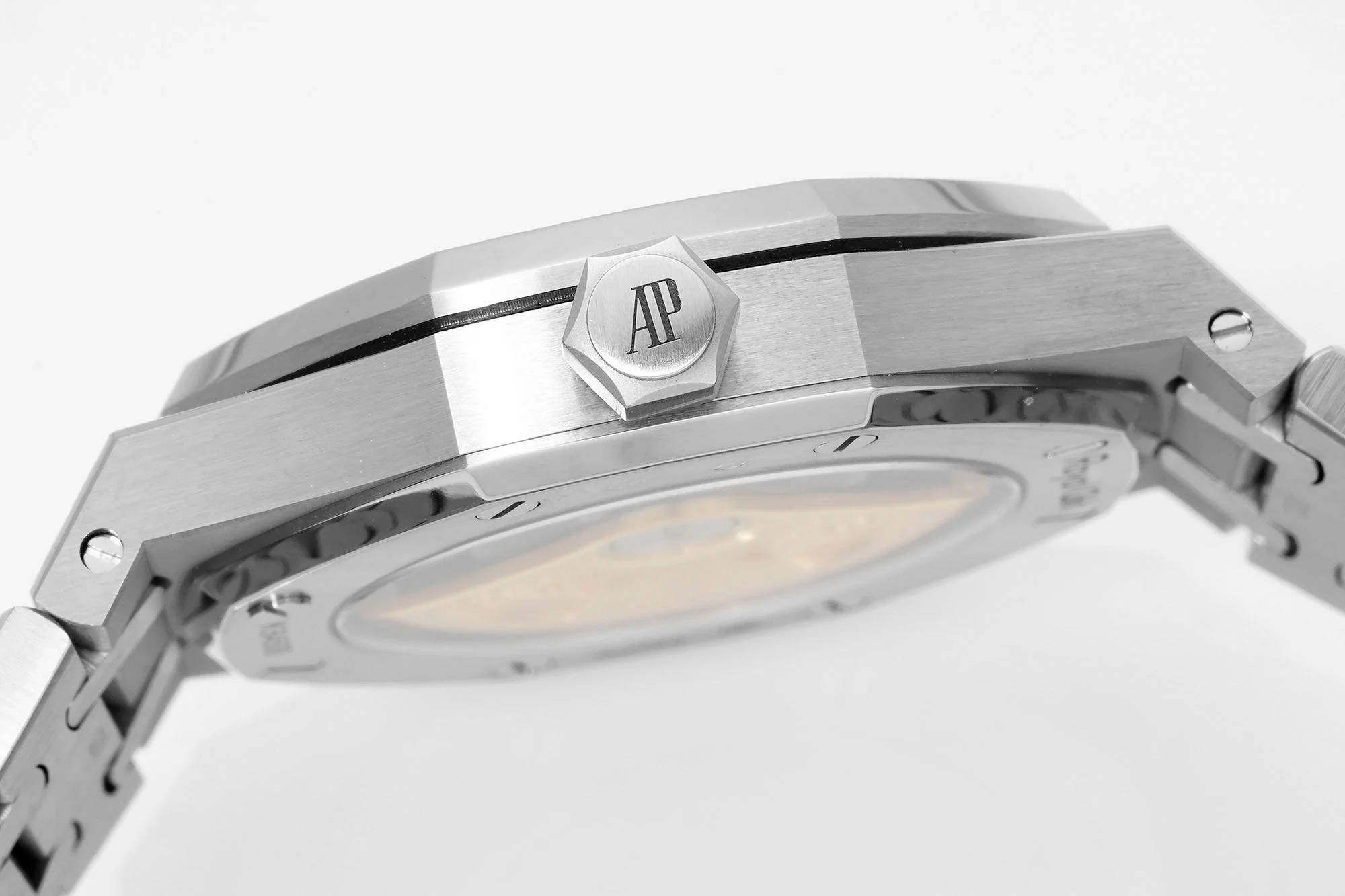 Royal Oak 15410 Frosted SS/SS Grey Textured Dial APSF SA3120 Super Clone