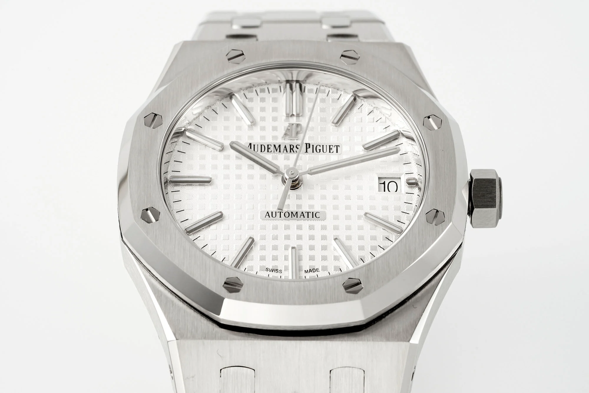 Royal Oak 15450 37mm SS/RG White Textured Dial APSF SA3120 Super Clone