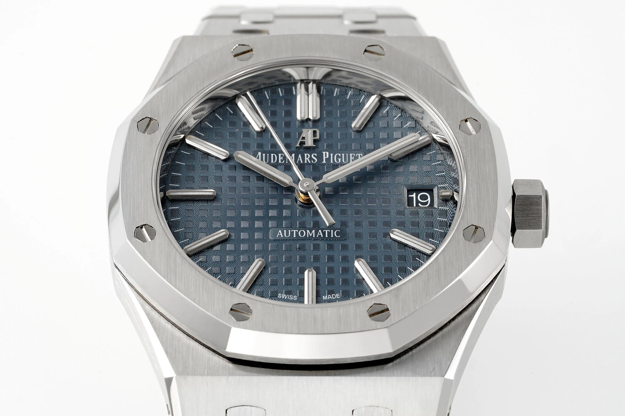 Royal Oak 15450 37mm SS/SS Blue Textured Dial APSF SA3120 Super Clone