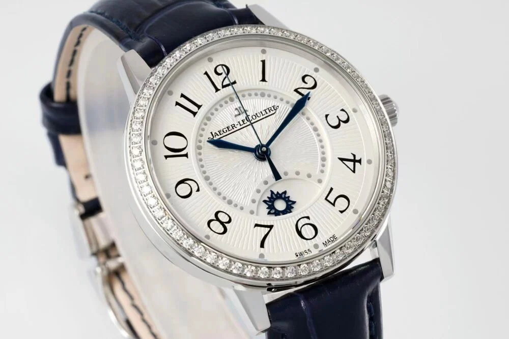 Rendez-Vous 34mm SS/LE White Dial on Blue Leather Strap APSF A898 Super Clone